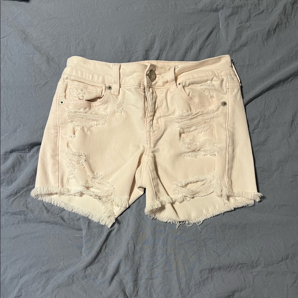 American Eagle super stretch light pink shorts